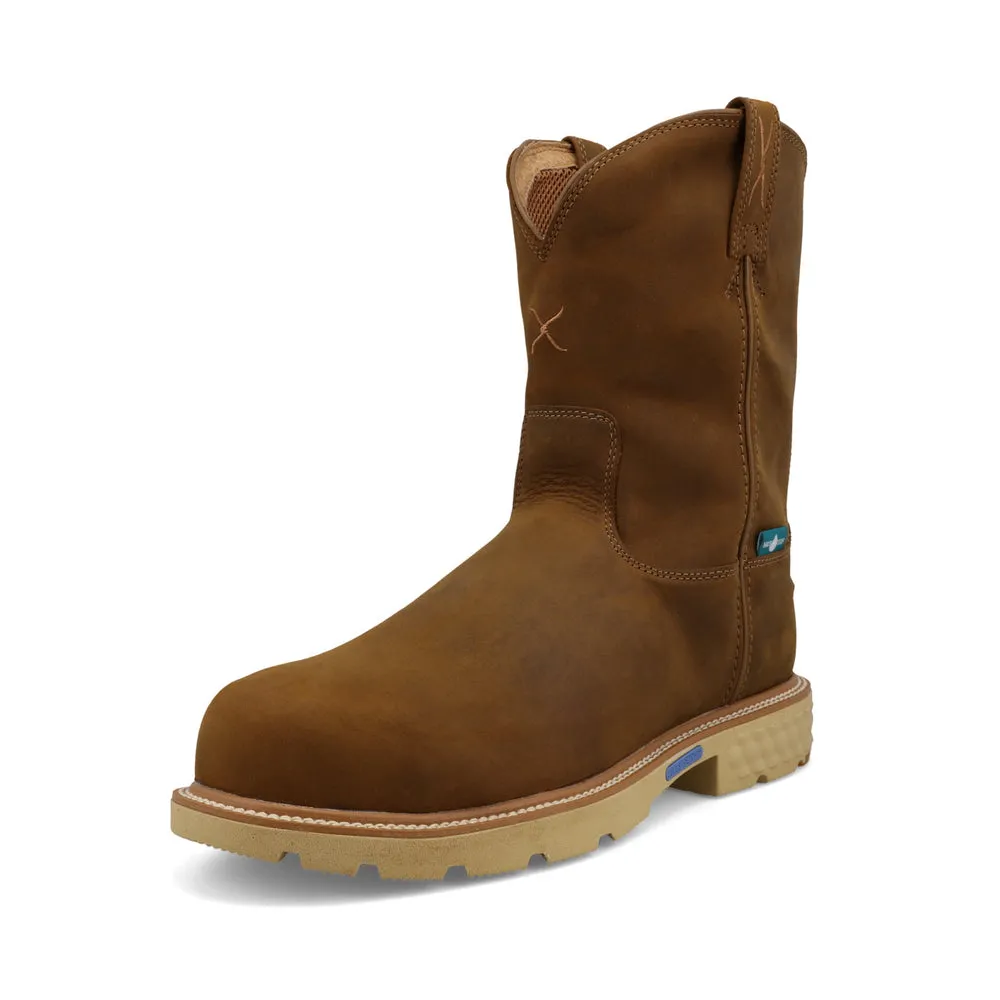 Twisted X 10″ Work Boot Distressed Saddle